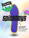 Spice Boys Zimtsohle mit lila 3D-Mesh als Einlegesohle für frische Sneaker
